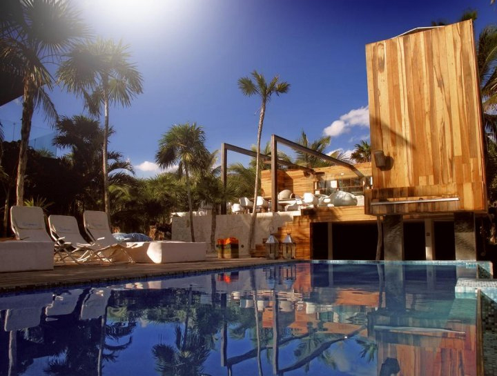 Hotel Boutique Be Tulum Mexico con aplicacion de Guayubira WILD